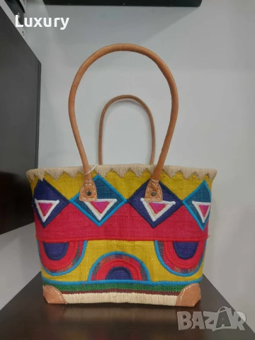 Плажна кошница – естествен стил и лятно вдъхновение Basket3-3, снимка 2 - Бански костюми - 50858150