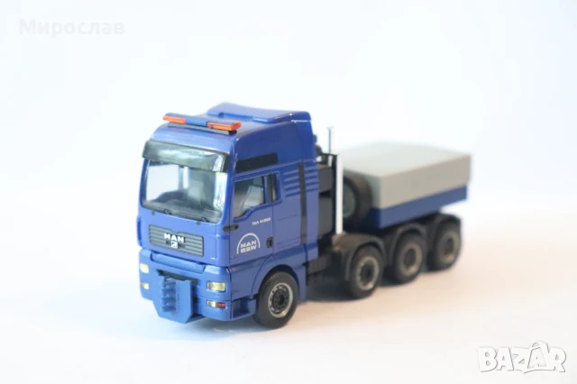 HERPA H0 1/87 MAN КАМИОН ТЕЖКОТОВАРЕН ТРАНСПОРТ  МОДЕЛ КОЛИЧКА, снимка 2 - Колекции - 50682192