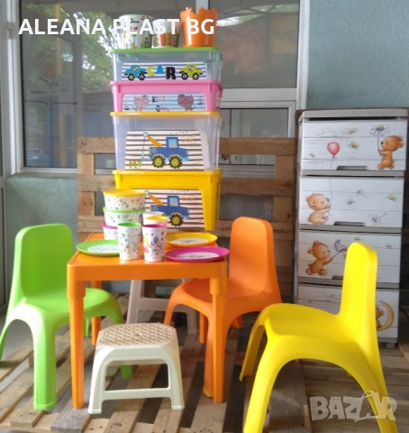 Детска маса с БЪЛГАРСКА АЗБУКА , снимка 7 - Мебели за детската стая - 26000187
