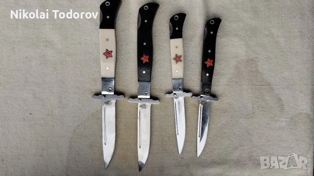 Продавам згъварми ножки. Гюрза, Стилето, Финка. , снимка 3 - Ножове - 52980759