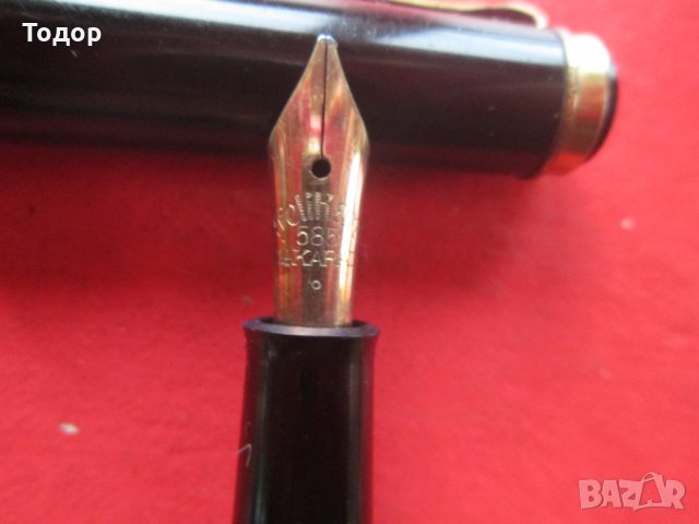 Уникална писалка Pelikan  DRP 3 райх златно перо , снимка 7 - Колекции - 35215881