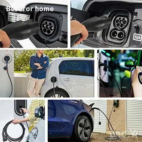 Кабел за зареждане LVWIT Type 2, 22KW, 32 A, снимка 6 - Аксесоари и консумативи - 48454730