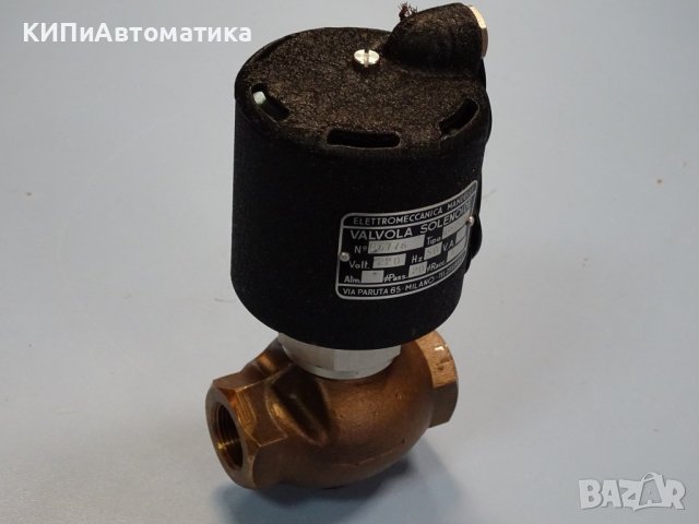 магнет вентил Elettromeccanica Mandelli valvola solenoide 49/50 220V G3/4, снимка 7 - Резервни части за машини - 37810641