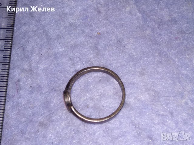 СТАРИНЕН СРЕБЪРЕН ПРЪСТЕН ПАТИНИРАНО СРЕБРО ВИСОКА ПРОБА МАЙСТОРСКА РЪЧНА ИЗРАБОТКА 35025, снимка 10 - Антикварни и старинни предмети - 39653904