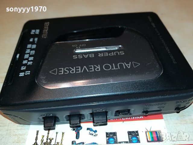 🛑AIWA HS-T29 WALKMAN REVERSE TAPE/RADIO 1909221900, снимка 7 - Радиокасетофони, транзистори - 38053309