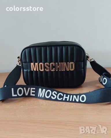 Черна чанта Moschino код SG600