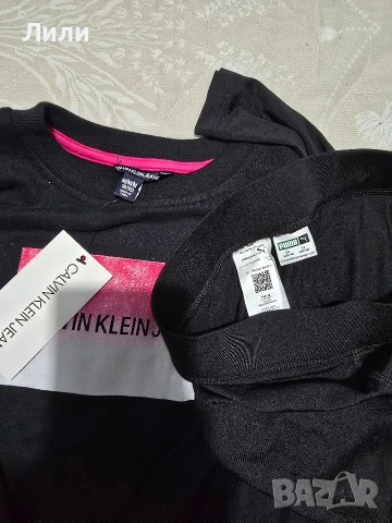 Детски суичър Calvin Klein и клин Puma за възраст 8- 10 години, снимка 3 - Детски комплекти - 53926892