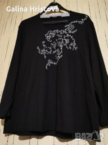 ЕЛЕГАНТНА БЛУЗА МАКСИ РАЗМЕР 2XL, снимка 5 - Блузи с дълъг ръкав и пуловери - 30630500