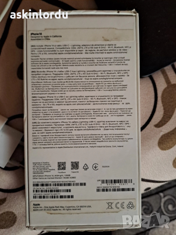 Apple iPhone 14, 128GB, Батерия 88%, Midnight Blue, Отлично състояние, снимка 5 - Apple iPhone - 52105409