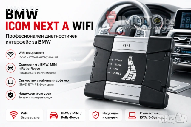 BMW ICOM NEXT A WIFI – Професионален диагностичен интерфейс за BMW