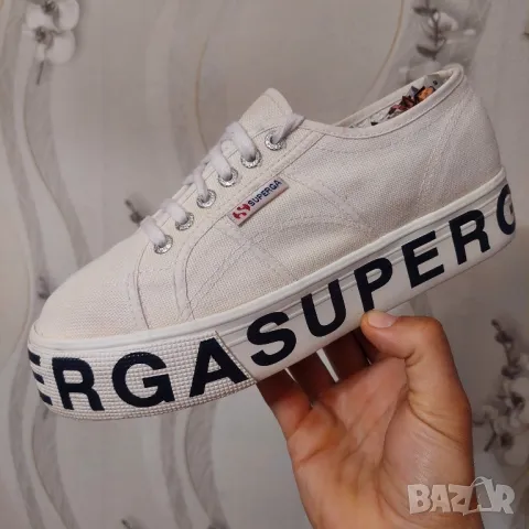 Маратонки Superga 2790  номер 40 ,5 - 41  кецове на платформа , снимка 17 - Кецове - 50155596