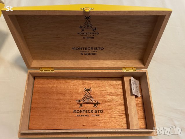 Хумидор за пури от кедрово дърво Монте кристо Monte cristo, снимка 2 - Други - 42062409