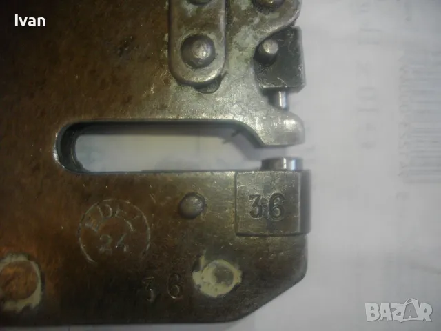 ГОЛЕМИ МАСИВНИ ЩАНЦОВИ КЛЕЩИ СТАРО КАЧЕСТВО ЗА СЪЕДИНЯВАНЕ НА ЛАМАРИНА 2,2кг ФРГ EDEL 24 ОТВОР 36мм, снимка 14 - Клещи - 50350725