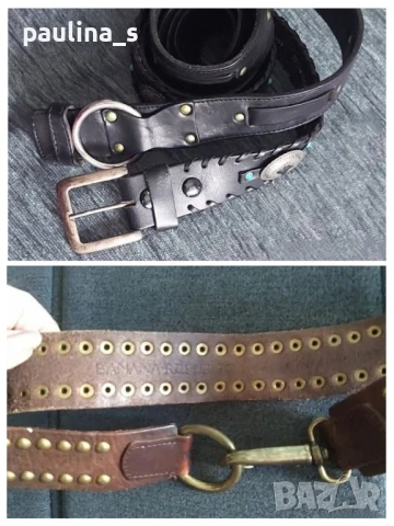 Три различни броя / Естествена кожа / маркови колани / колан / genuine leather belt 