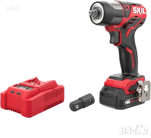 Ударен акумулаторен винтоверт SKIL SD1E228001, 12 V, Безчетков мотор, Компактен 2500 об./мин., 140 N, снимка 2 - Винтоверти - 48225760