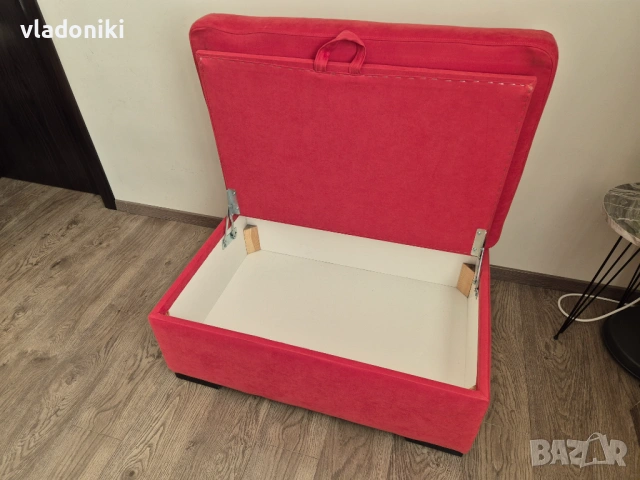 Табуретка с ракла – отличен външен вид и практично пространство, снимка 3 - Дивани и мека мебел - 53166480