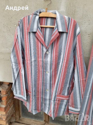 Стара мъжка пижама #8, снимка 3 - Други ценни предмети - 52066136