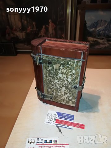 КУТИЯ КНИГА С МЕТАЛЕН ОБКОВ-ВНОС ФРАНЦИЯ 3004231032, снимка 17 - Антикварни и старинни предмети - 40533957