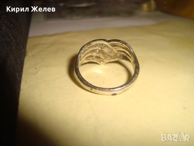 ПОСРЕБРЕН ВИНТИДЖ ПРЪСТЕН 37612, снимка 7 - Пръстени - 33792336
