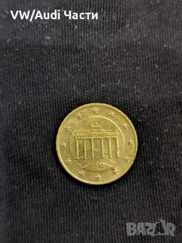 Монета 10 евро цента Германия 2002г. буква A / Бранденбургска врата , снимка 2 - Нумизматика и бонистика - 49047359
