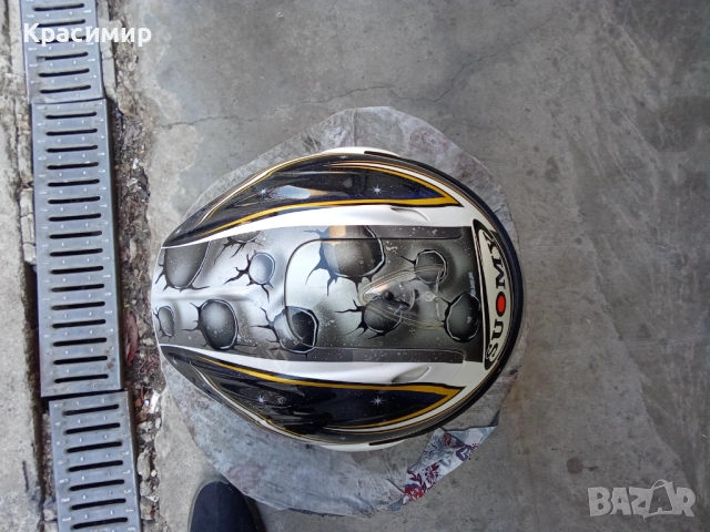 Мото каска SUOMY размер M, снимка 3 - Аксесоари и консумативи - 52809756