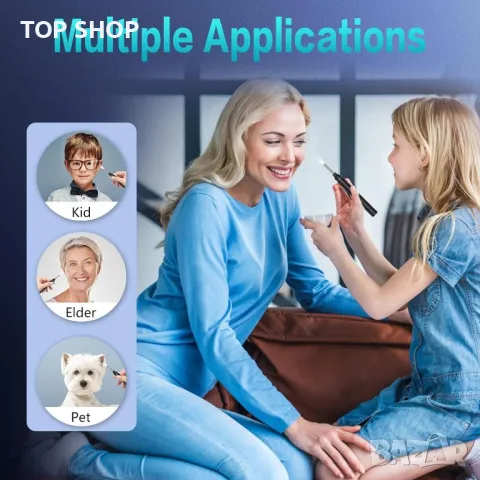 WiFi отоскоп с комплект аксесоари 1920P HD от LMECHN, снимка 5 - Медицинска апаратура - 48774423