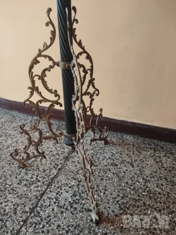 Паркетна газова лампа арт деко, снимка 4 - Други ценни предмети - 48489706