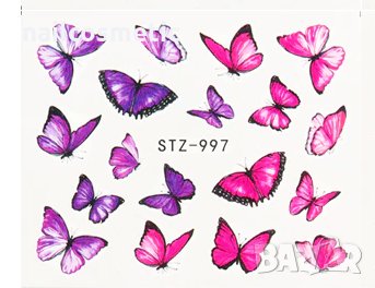 Атрактивни водни стикери за маникюр, снимка 14 - Продукти за маникюр - 23796115