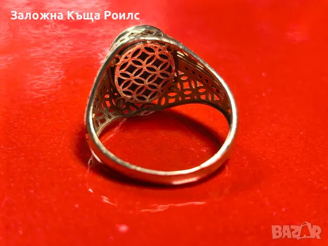 Мъжки златен пръстен 14К 585, 5.65 гр., размер 63, снимка 2 - Пръстени - 56239142