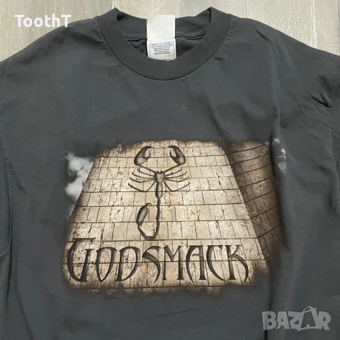 Vintage Метал Тениска: Godsmack I Stand Alone- 20002, снимка 3 - Тениски - 55783010