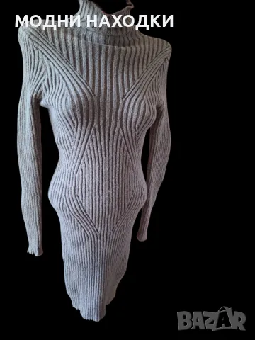 Фино Плетиво Рокля, снимка 3 - Рокли - 49796334