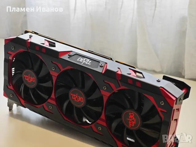 RX Vega 64 8GB PowerColor RedDevil, снимка 3 - Видеокарти - 56305141