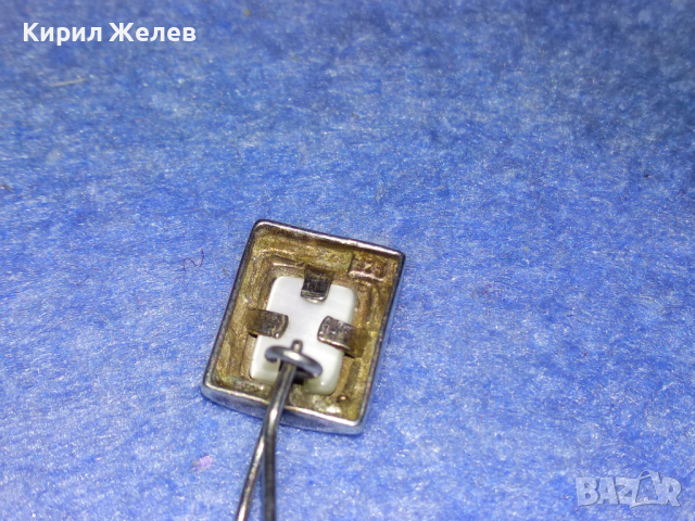 СКЪПОЦЕННА СРЕБЪРНА РЕТРО АРТ ОБЕЦА СРЕБРО 925 с БЯЛО КОТЕШКО ОКО ПОЛИРАН КАМЪК 43315, снимка 11 - Обеци - 44691081