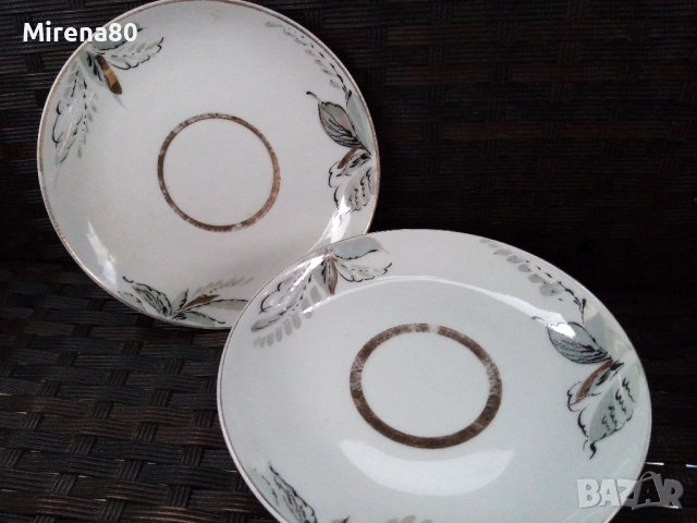 Чаен сервиз * Жемчужный * - ЛФЗ, снимка 12 - Сервизи - 54175547