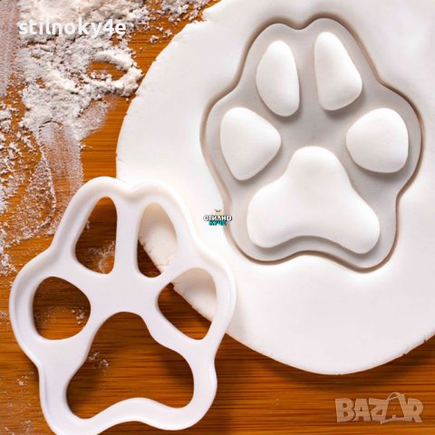 Готварска пластмасова форма за изрязване на бисквити във формата на лапа Форма за изрязване на лапа, снимка 2 - Аксесоари за кухня - 44405088