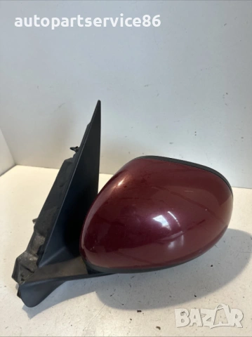 ляво предно странично огледало за Fiat 500L 1.3 M-Jet, 2013 г., червено/бордо, снимка 4 - Части - 53151157
