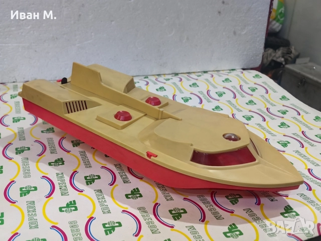 Стара съветска играчка с батерия Катер , снимка 7 - Антикварни и старинни предмети - 52321009