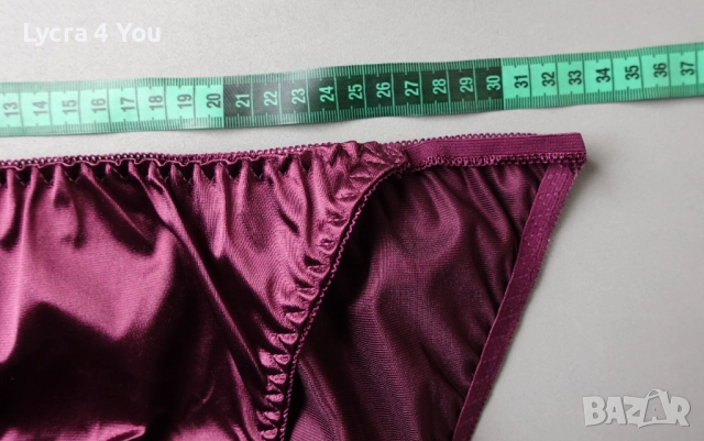 M дамски бикини от сатен в 5 цвята, снимка 10 - Бельо - 52384156