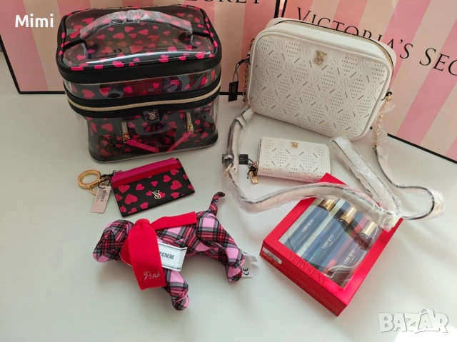 Victoria's Secret оригинална бяла кросбоди чанта/портмонета, снимка 6 - Чанти - 53416320