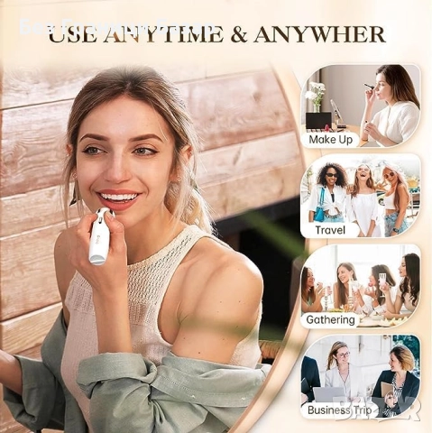 Нов Безболезнен тример и епилатор за лице тяло Уред косми жени красота, снимка 7 - Други - 52013249