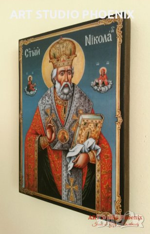 Икона на Свети Николай Чудотворец, различни изображения icona Sveti Nikolai, снимка 9 - Икони - 12652829