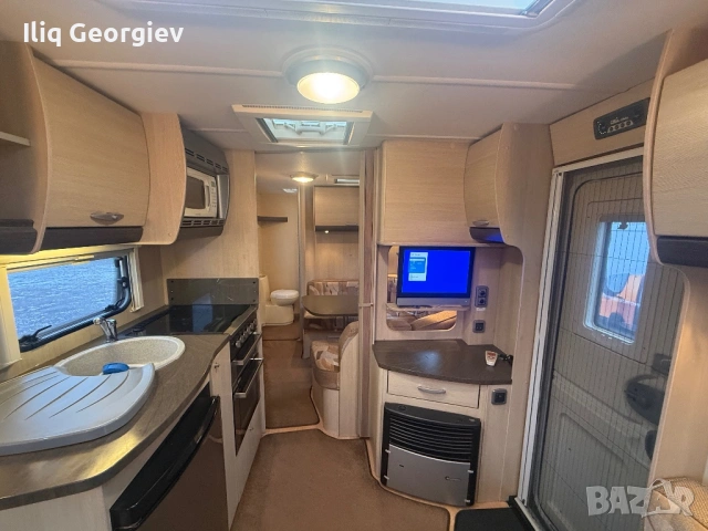 Каравана-STERLING EUROPA-СЕПАРЕ-ФРЕНСКА СПАЛНЯ/ГОЛЯМ ФОРСЕЛТ/MOVER/КАТО НОВА/TV/AKУМУЛАТОР/ОБОРУДВАН, снимка 4 - Каравани и кемпери - 53068678