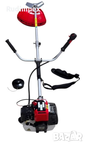 Бензинов тример за трева с разглобяем прът 52 куб.см, GREENYARD BC52 | Rudimpex.com, снимка 3 - Градинска техника - 50601261