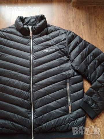 Armani Exchange - страхотно Пухено яке ХЛ, снимка 5 - Якета - 52565909