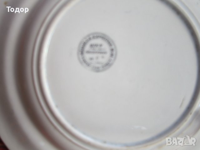 Уникална порцеланова чиния порцелан 19 век, снимка 6 - Колекции - 38448613