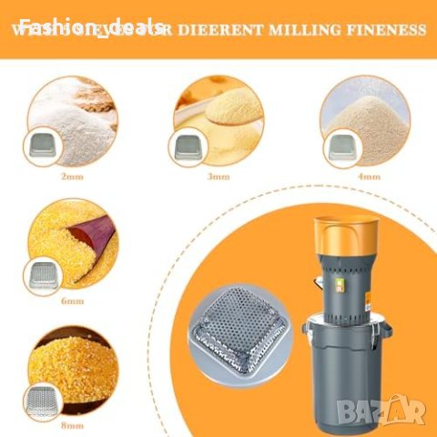 Нова голяма Електрическа мелница за зърно 50L: царевица, пшеница, ориз, соя и др., снимка 9 - Друга електроника - 42827119