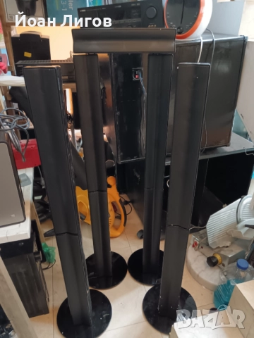 Комплект 4 броя високи колони + централен говорител Samsung