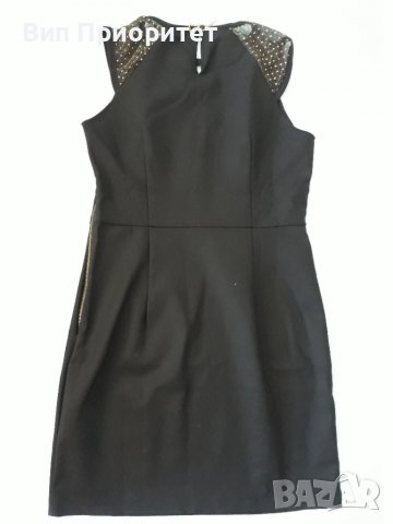 PHILIPP PLEIN - Черна маркова рокля , много стилна и елегантна, страничен ефектно подчертан цип , снимка 11 - Рокли - 37265406