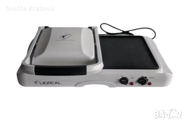 Грил преса и скара 3 в 1 Lexical LSM-2550-1; 2 години гаранция, снимка 3 - Тостери - 48632761