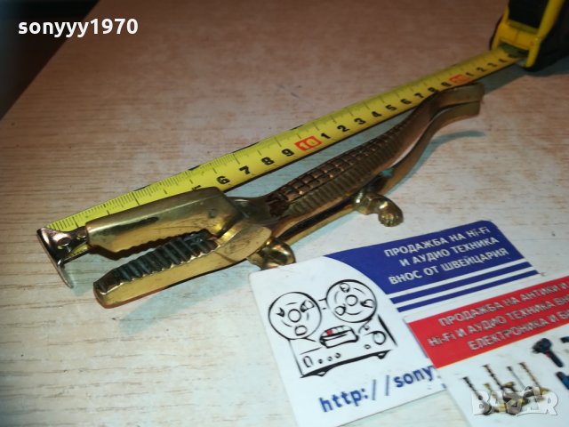 антика-мед/месинг-кроко 2912201618, снимка 3 - Колекции - 31251762